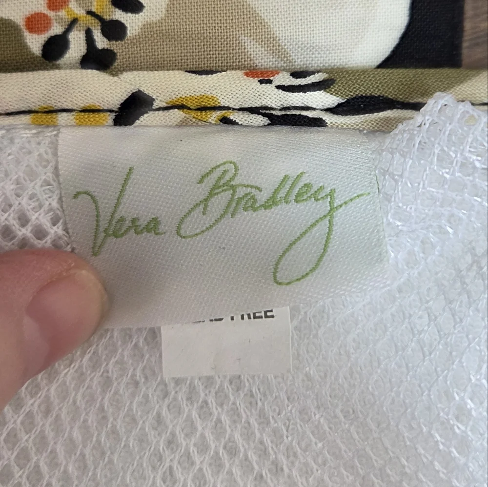 Vera Bradley Diaper Changing Pad Clutch, Dogwood Black Yellow Floral